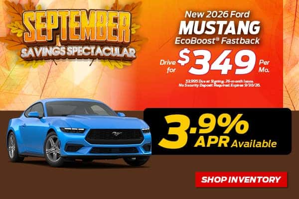 New 2026 Ford Mustang EcoBoost® Fastback