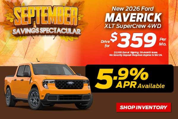 New 2026 Ford Maverick XLT