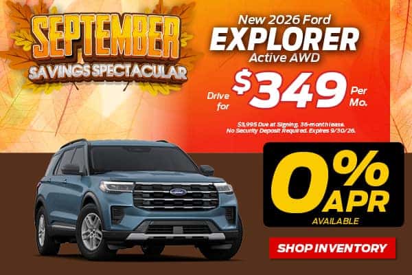 New 2026 Ford Explorer Active