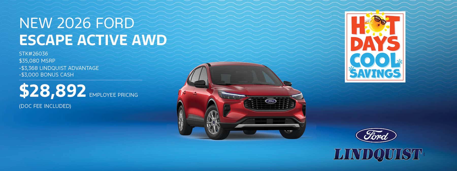 NEW 2026 FORD ESCAPE ACTIVE AWD