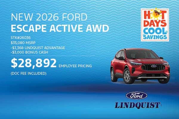 NEW 2026 FORD ESCAPE ACTIVE AWD