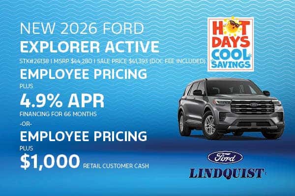NEW 2026 FORD EXPLORER ACTIVE