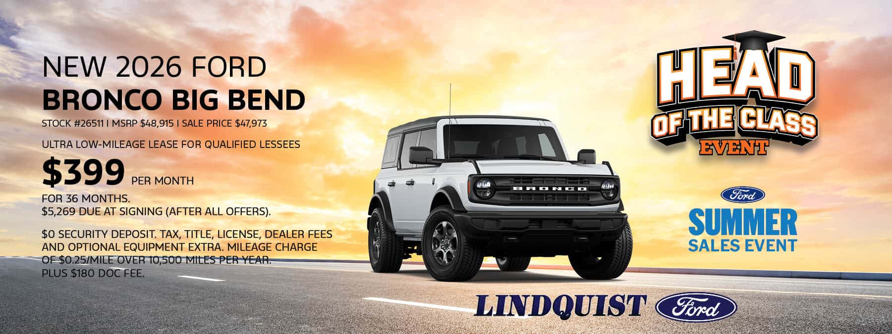 New 2026 Ford Bronco Big Bend
