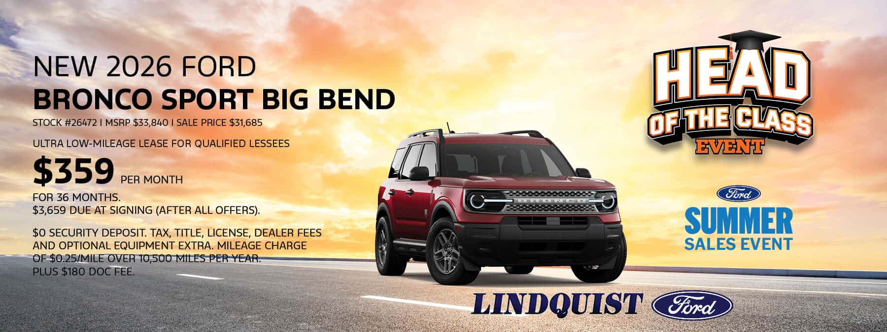 New 2026 Ford Bronco Sport Big Bend