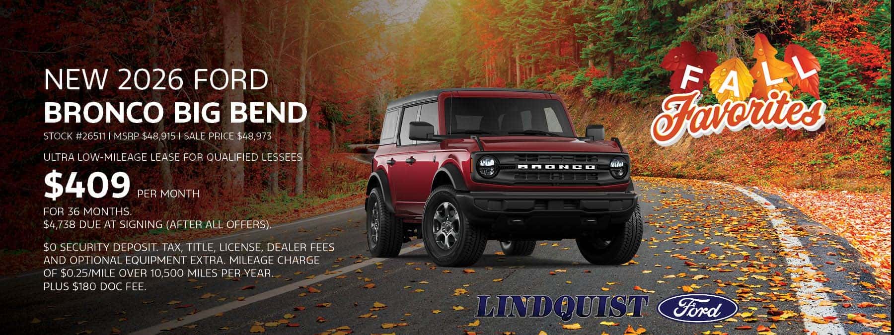 New 2026 Ford Bronco Big Bend