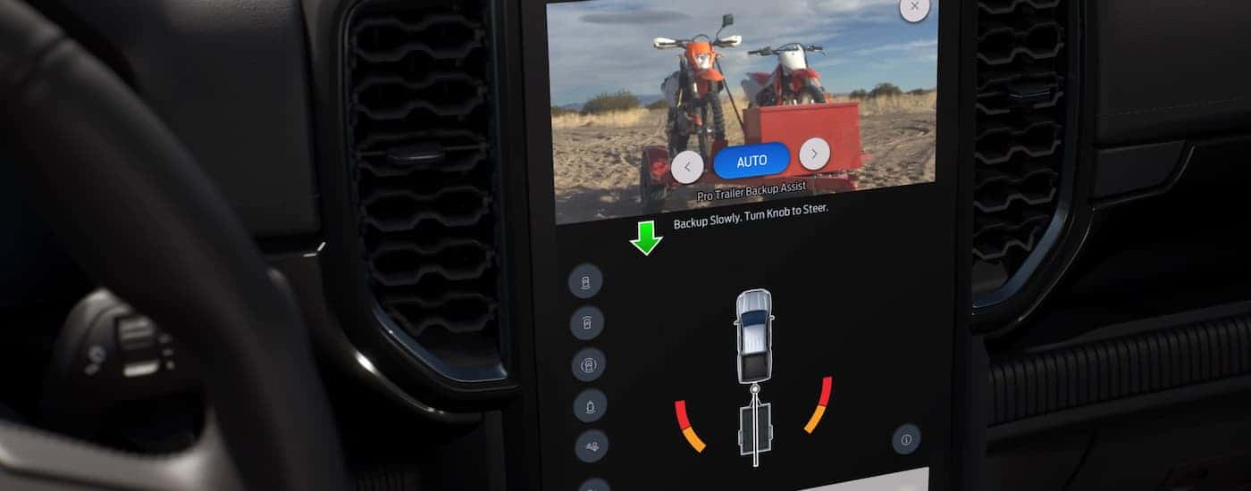 Backup camera on a 2025 Ford Ranger