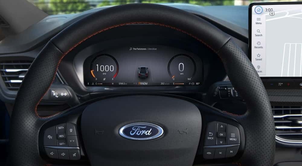 Digital cluster in a 2025 Ford Escape