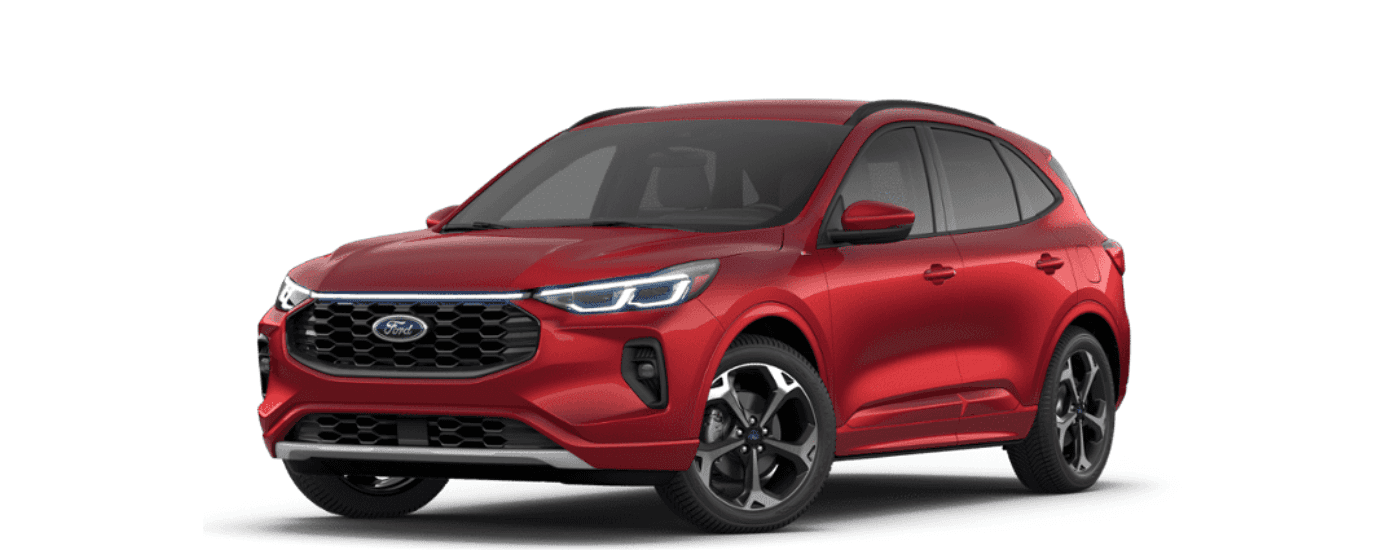 Red 2026 Ford Escape angled left