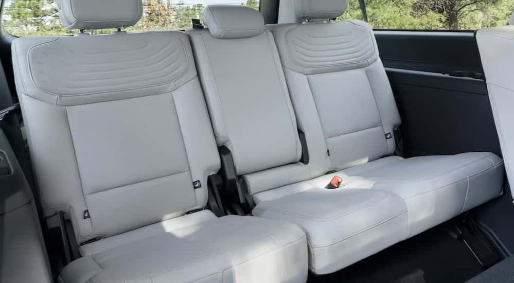 White third row seating in a 2027 Ford Expedition.
