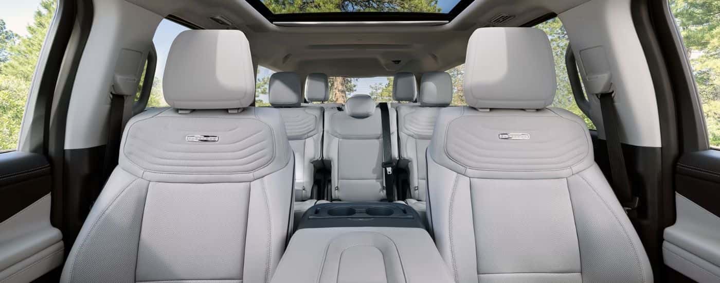 Light gray seats in a 2027 Ford Expedition Tremor.