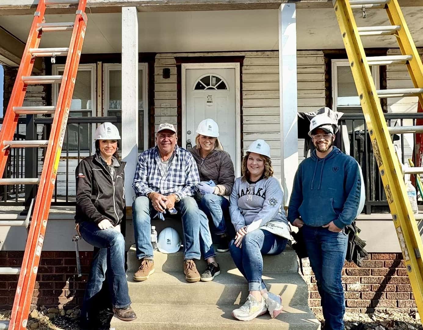 Habitat for Humanity volunteer project with Loudon Ford
