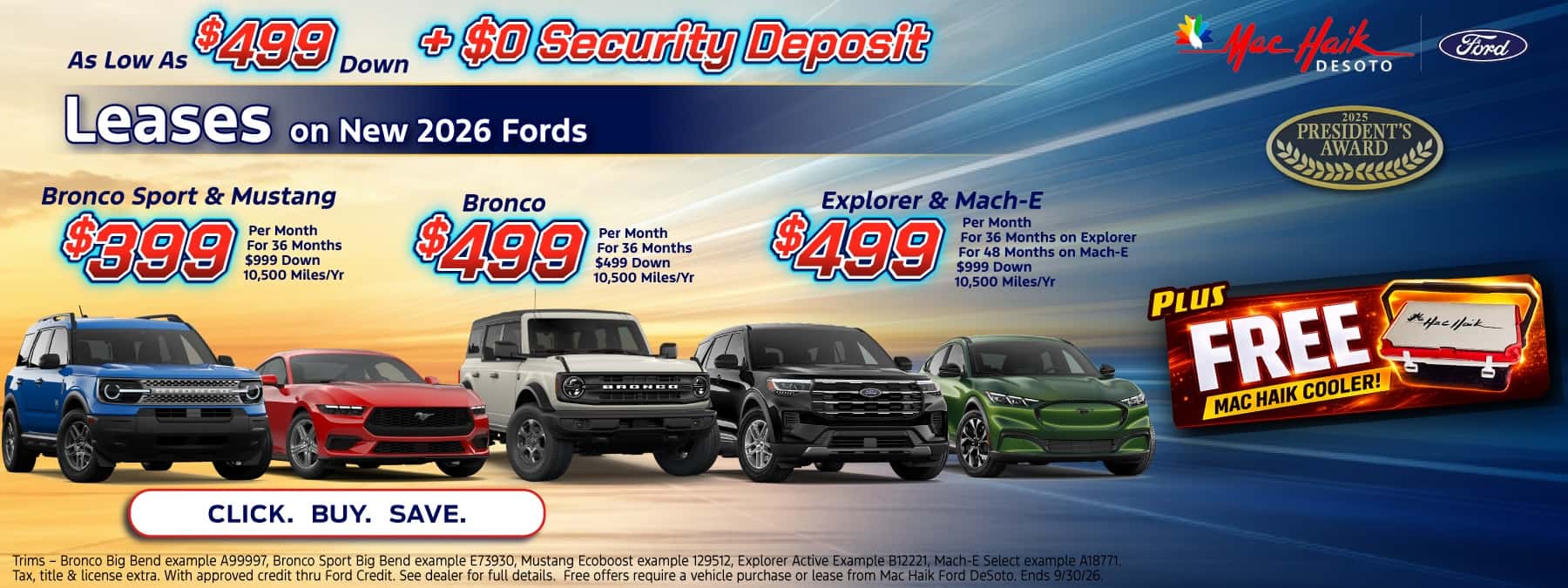 SUV Lease Deal banner