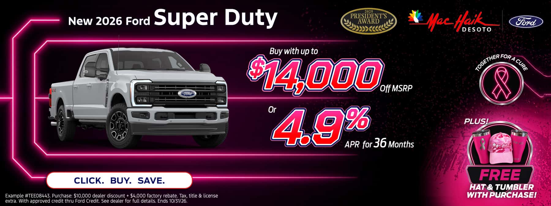 October Super Duty banner