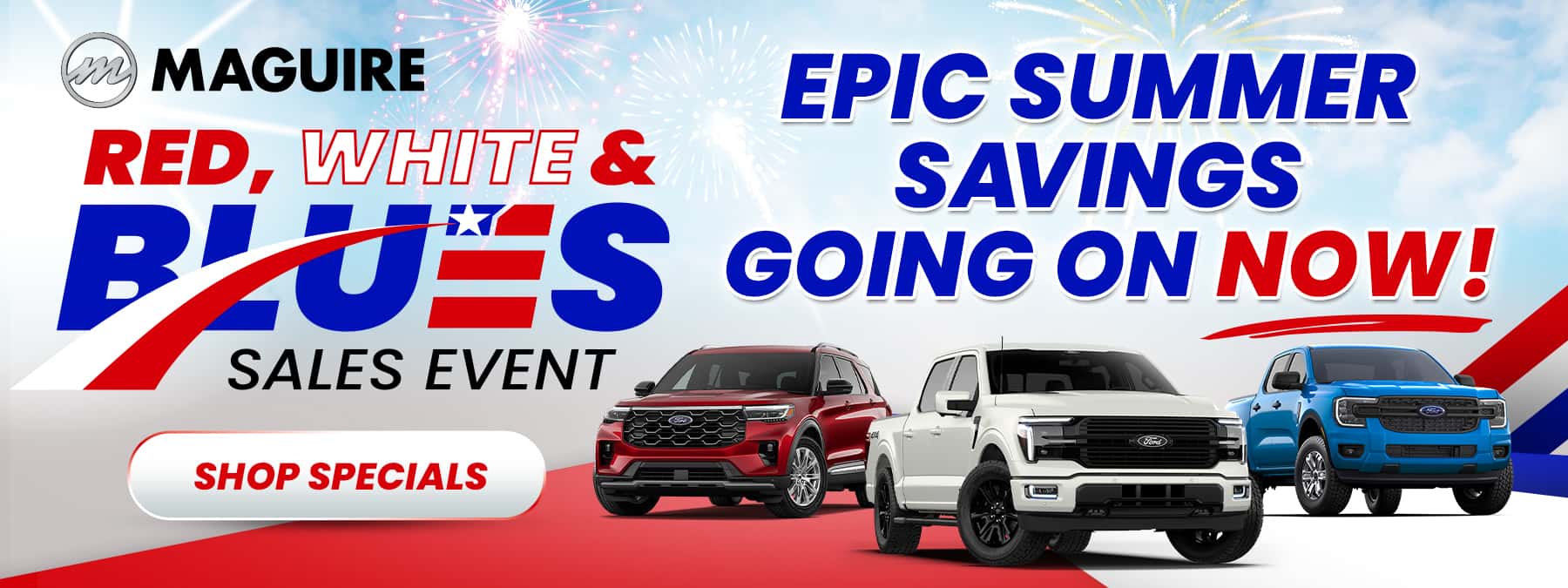 Red, White, & Blues Sales Event Going On Now