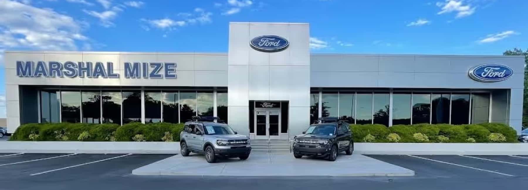 Exterior of the dealership