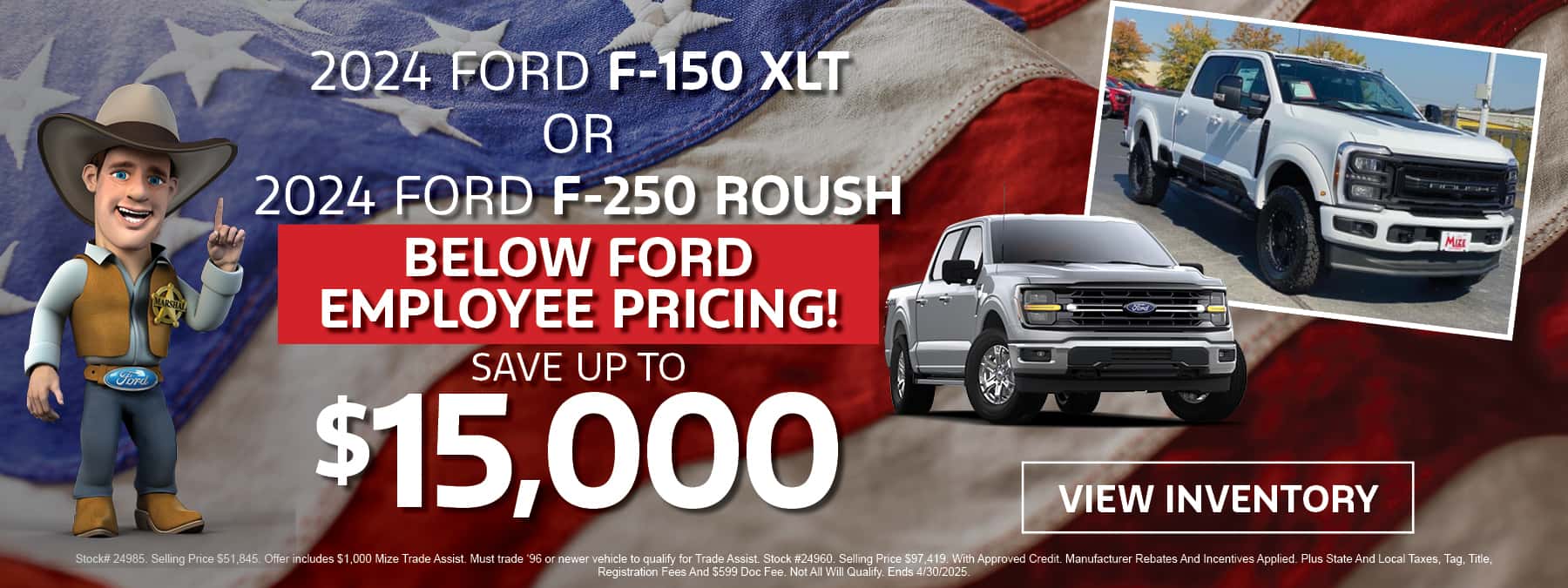 2024 Ford F-150 XLT & F-250 Roush