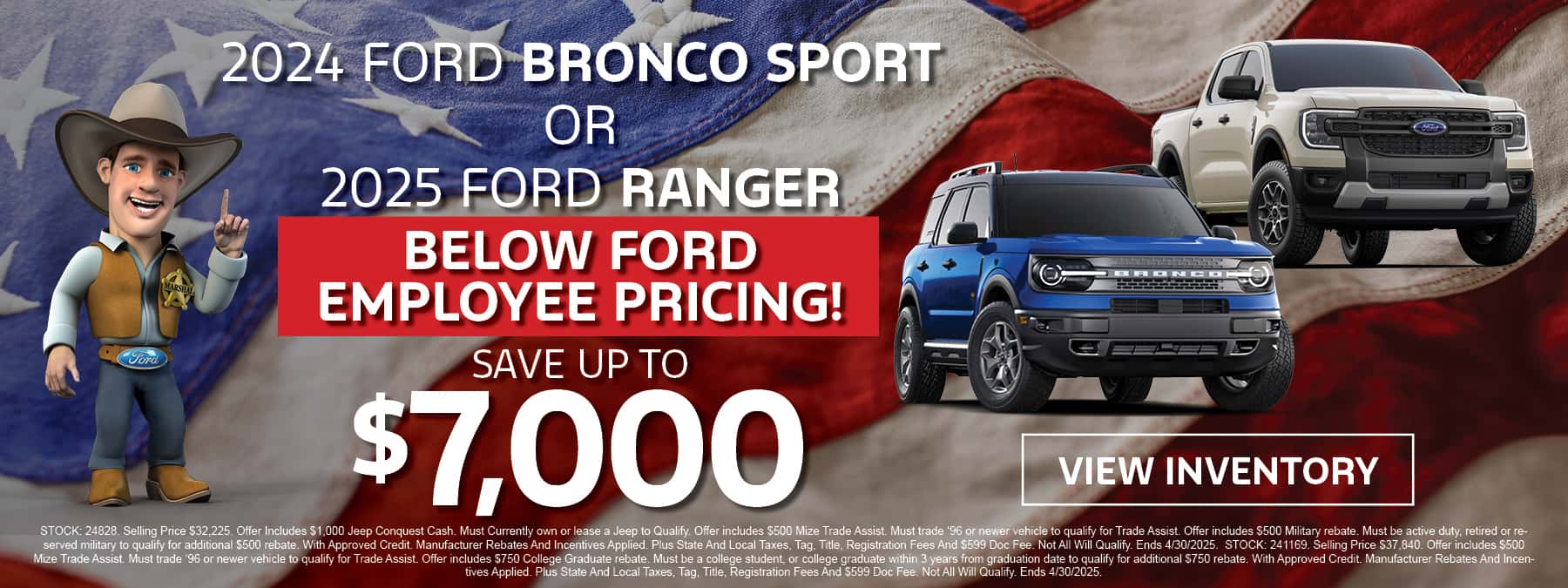 2024 Bronco Sport & 2025 Ford Ranger