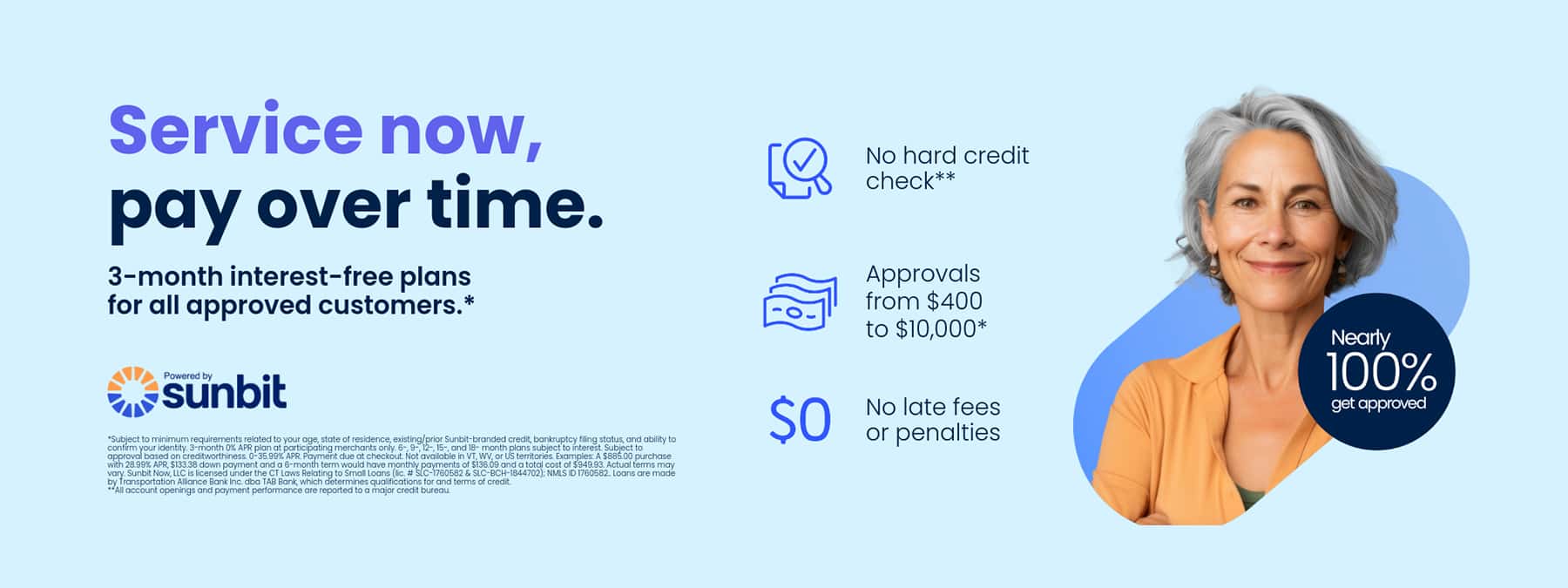 Sunbit Service Financing