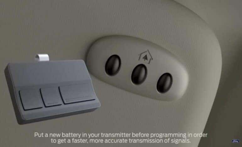 Ford How-To: Universal Garage Door Opener with Homelink