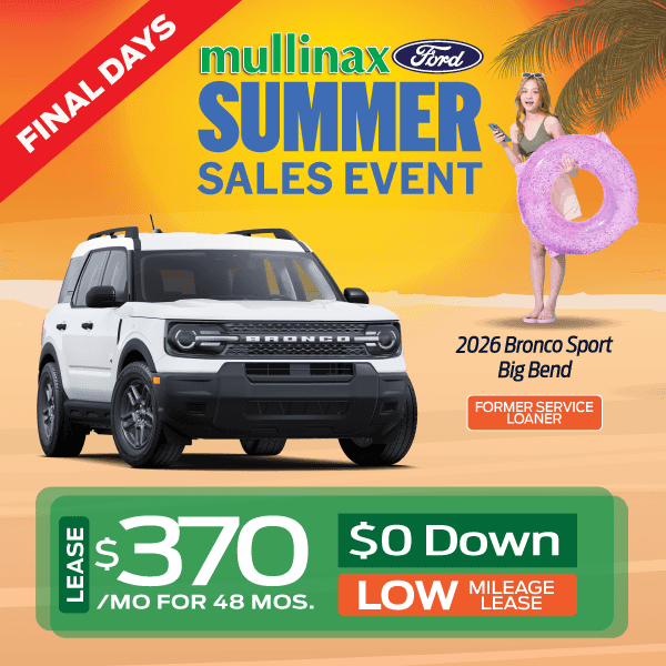 2026 Bronco Sport Big Bend Lease