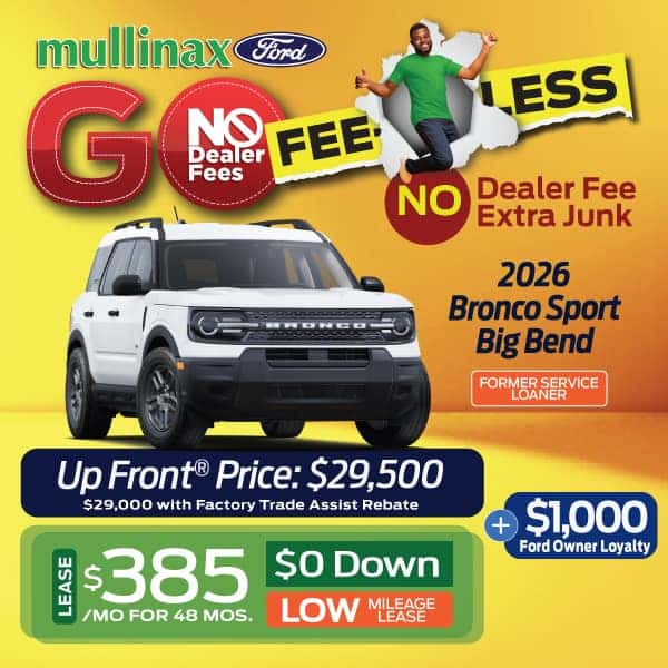 2026 Bronco Sport Big Bend Lease