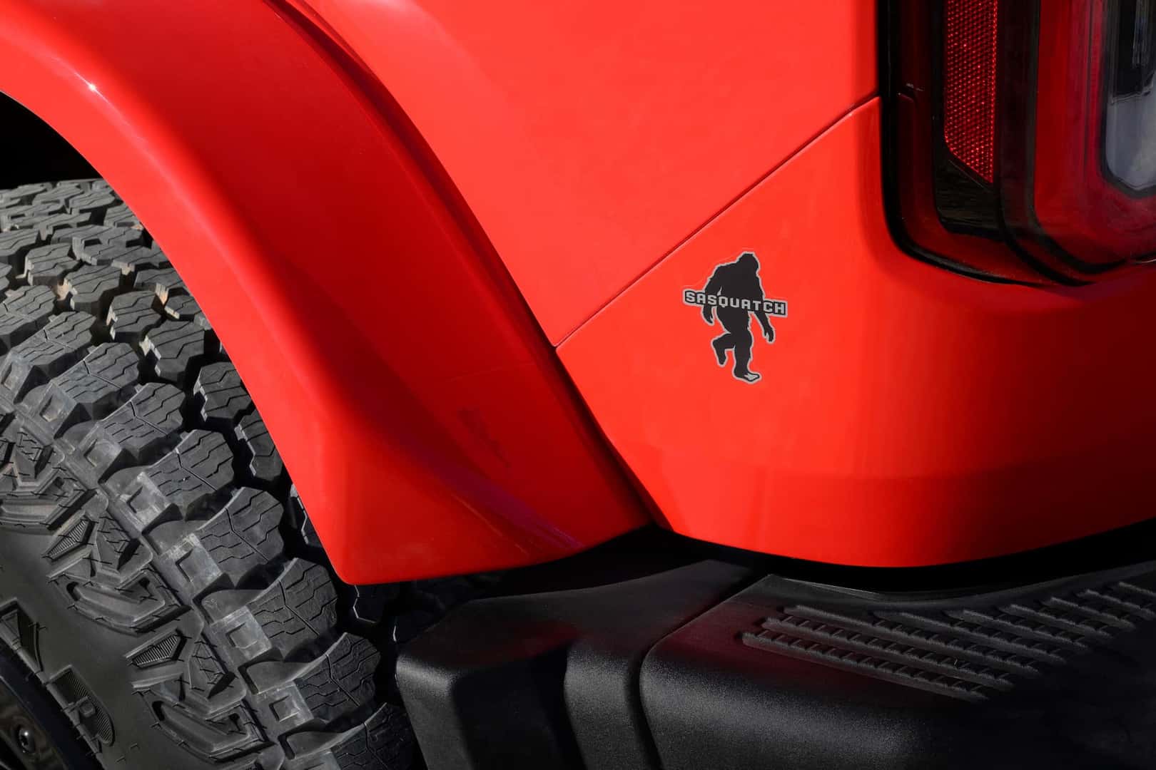 2025 bronco stroppe special edition with sasquatch logo on vehicle