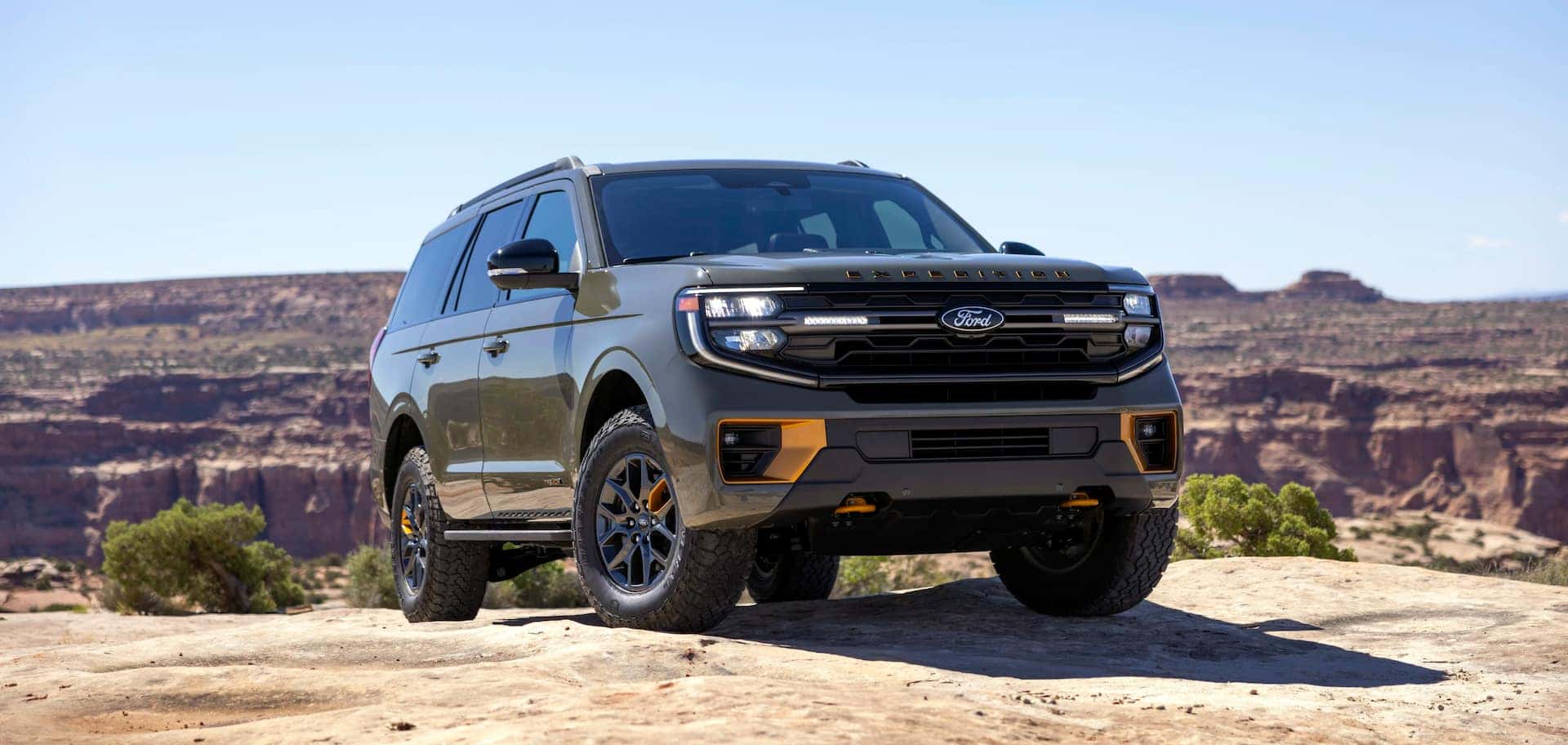 Ford Expedition in the desert
