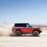2025 bronco stroppe special edition on a canyon road