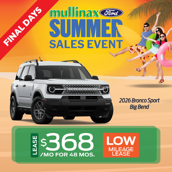 2026 Bronco Sport Big Bend Lease
