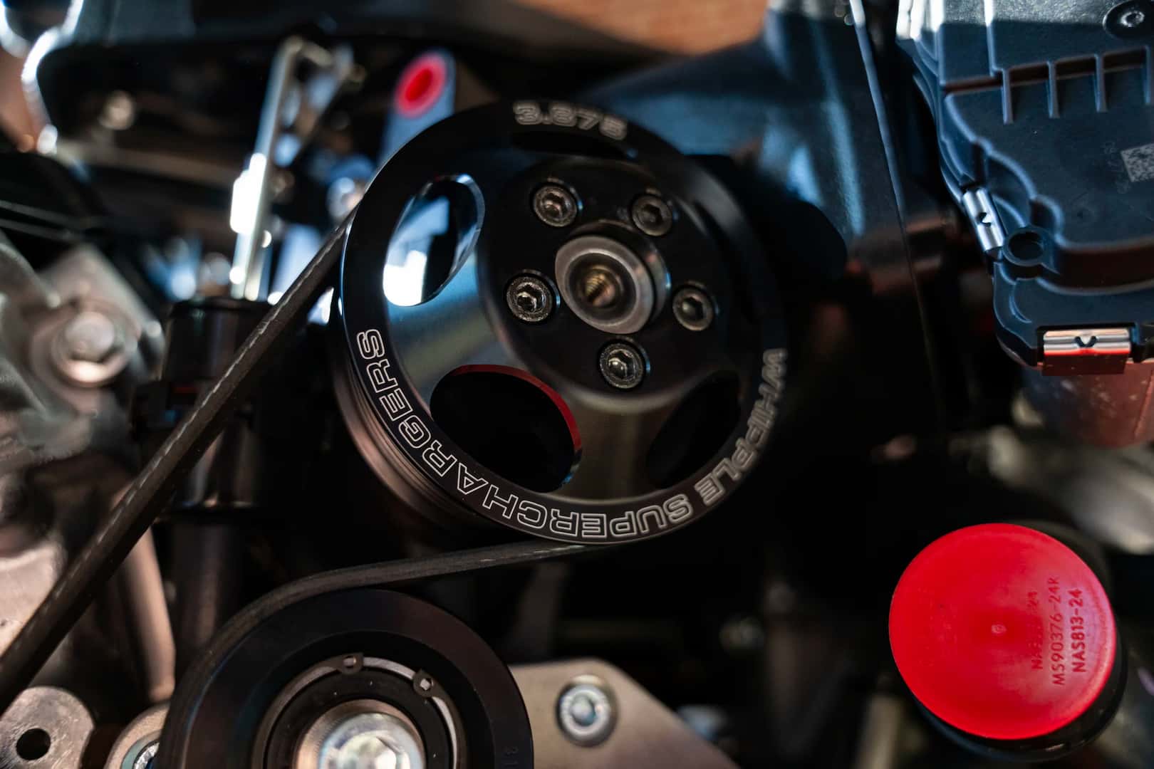 A Ford Megazilla Car Engine