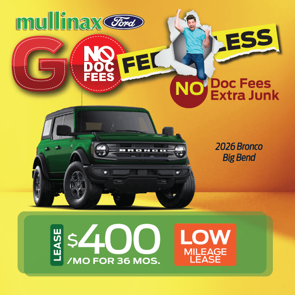2026 Bronco Big Bend Lease