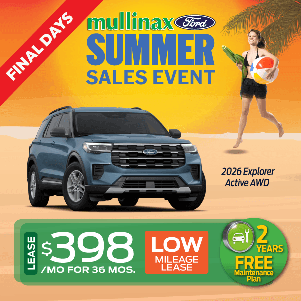 2026 Explorer Active AWD Lease