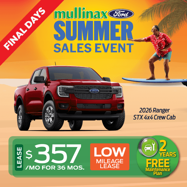2026 Ranger STX 4x4 Crew Cab Lease