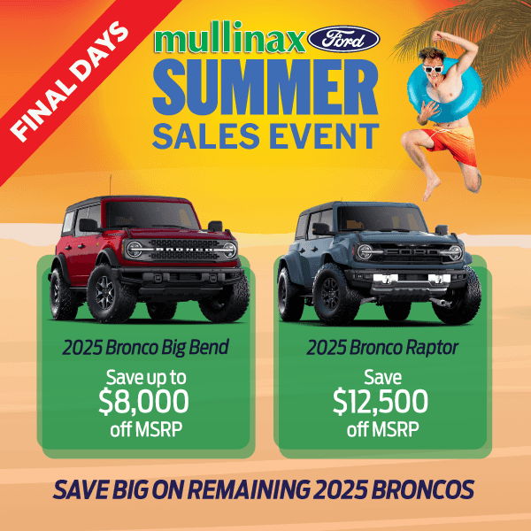 2025 Bronco Big Bend & 2025 Bronco Raptor