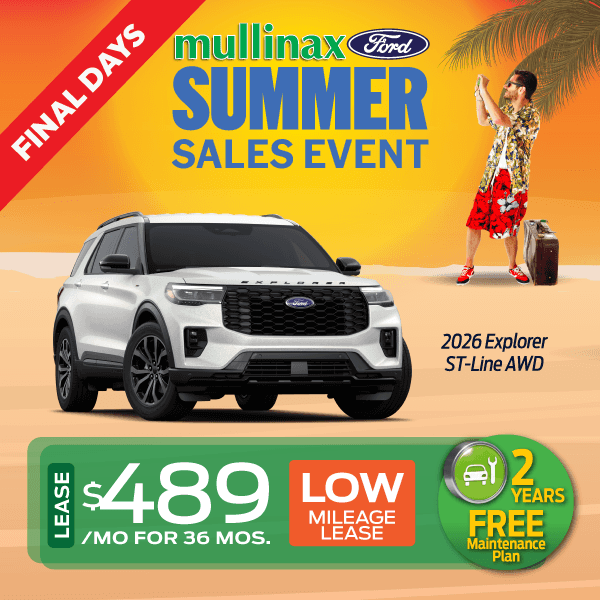 2026 Explorer ST-Line AWD Lease