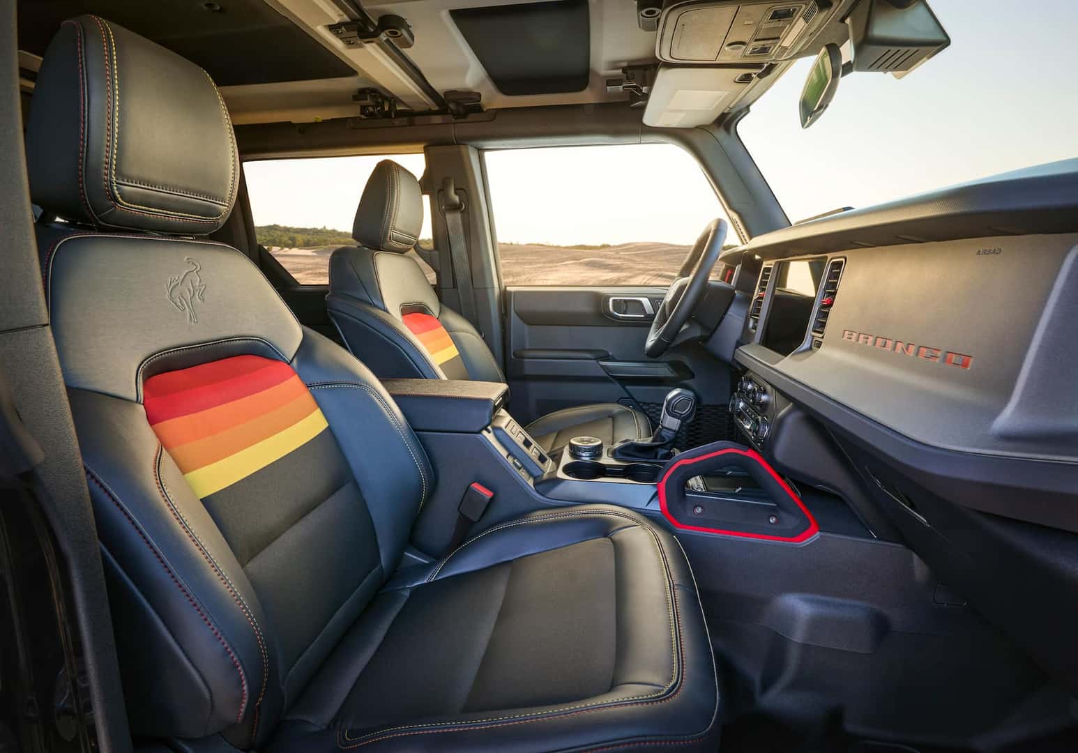 ford bronco interior