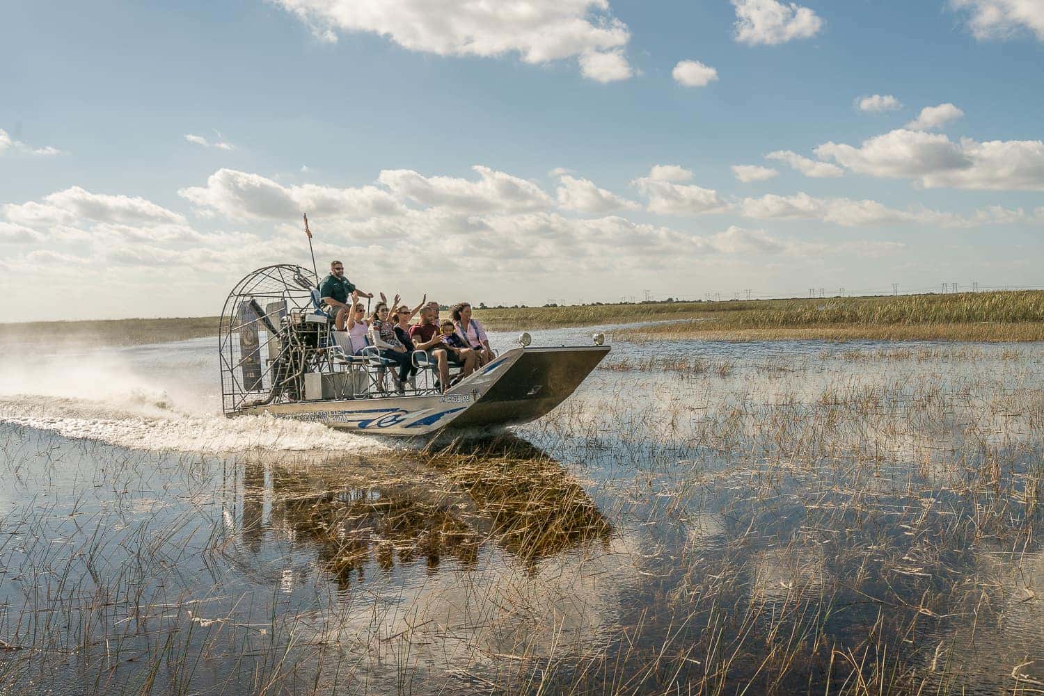 airboat riding in sawgrass recreation park