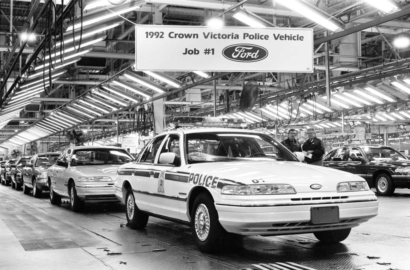 A Ford Police vehicle