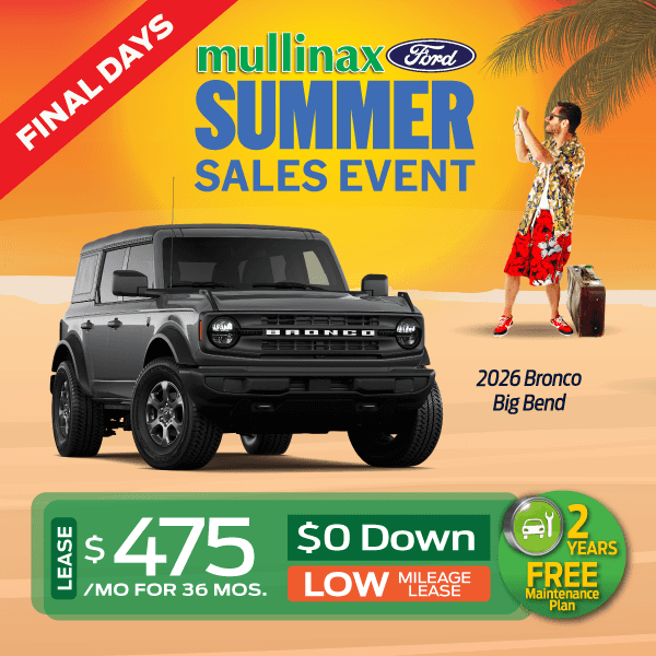 2026 Bronco Big Bend Lease