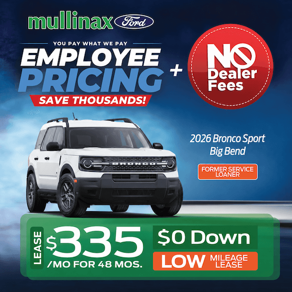 2026 Bronco Sport Big Bend Lease