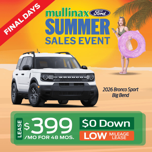 2026 Bronco Sport Big Bend Lease