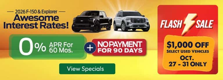 New Vehicle Specials. (Mobile)