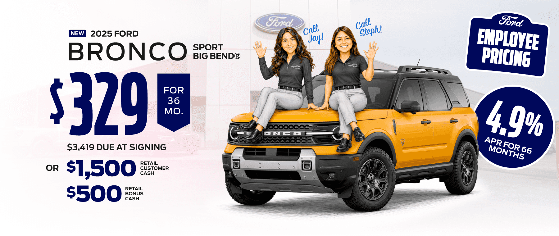 Bronco Sport Offer