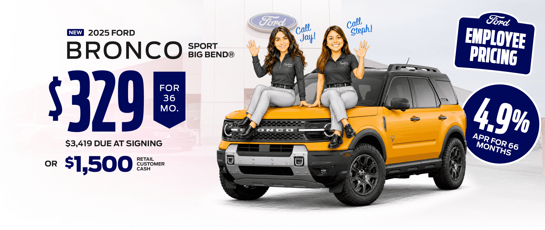 Bronco Sport Offer