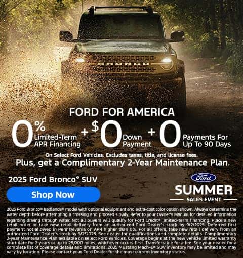 2025 Ford Bronco – Time For a Mud Bath From Your Ford Dealership Near Me