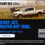 The 2025 Ford F-150 King Ranch is Built Ford Tough for work and play. Shop Fall Truck Deals today — EV tax credit ends Sept 30.