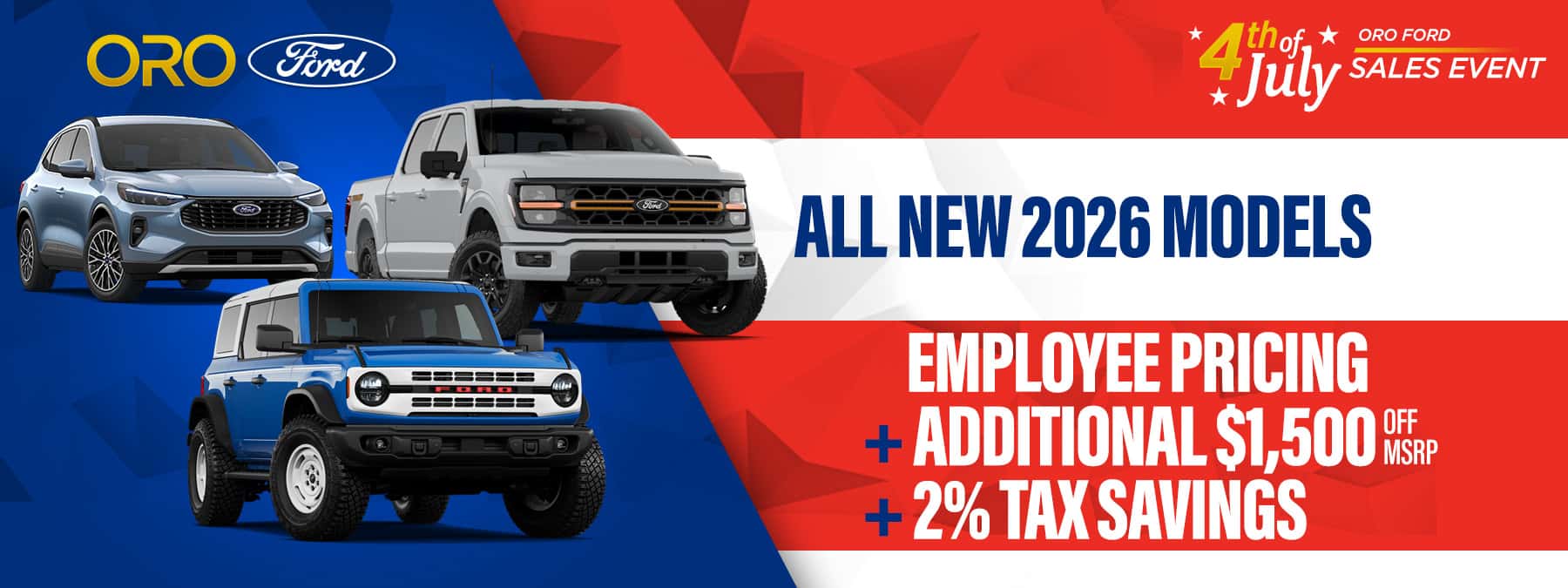 Employee Pricing Additional $1500