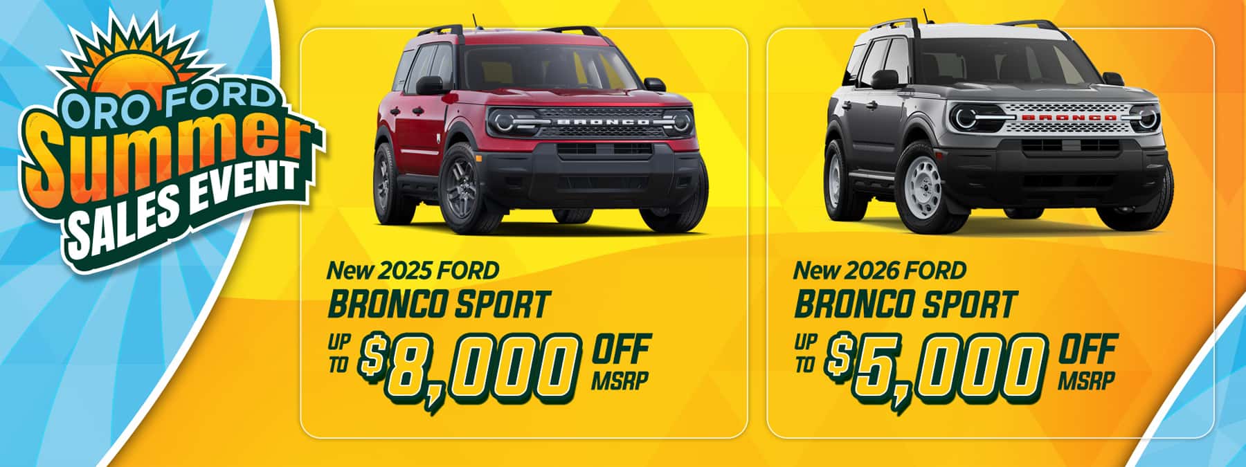 Oro Summer Sales Event F