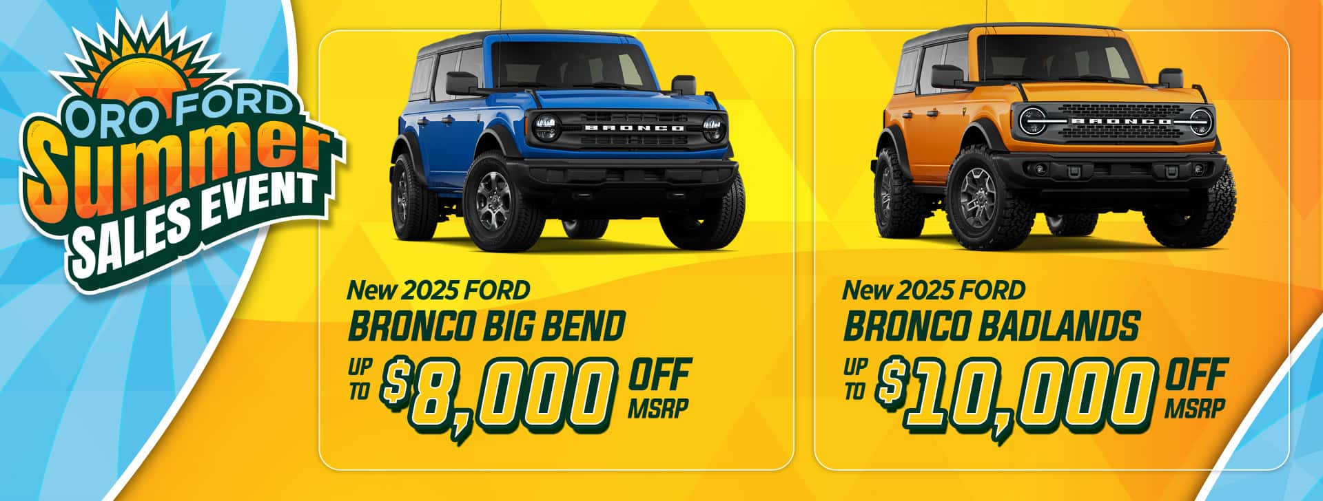 The Oro Summer Sales Event is in full swing!