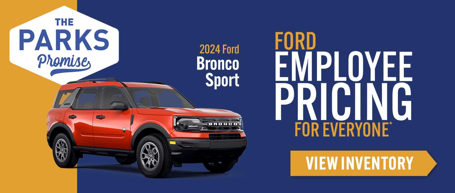 2024 Ford Bronco Sport - Ford Employee Pricing for Everyone
